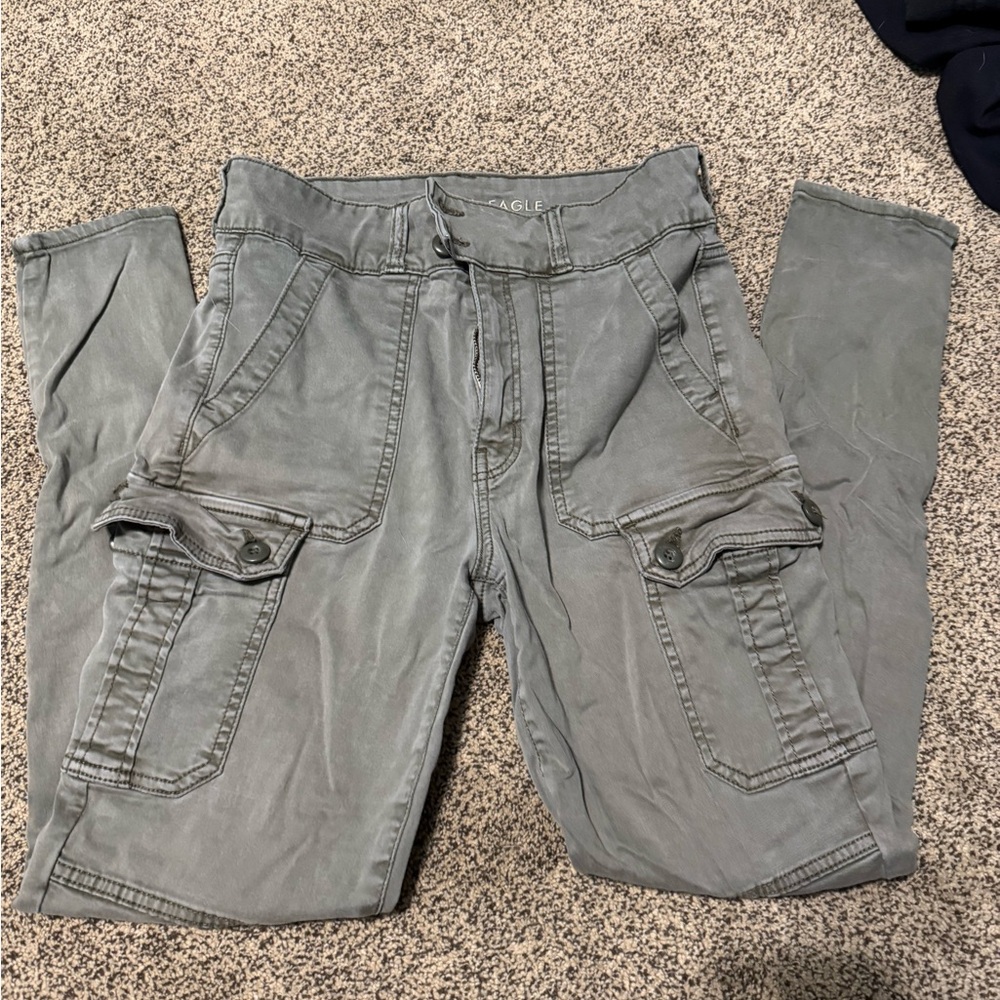 American Eagle Outfitters Olive Cargo Pants